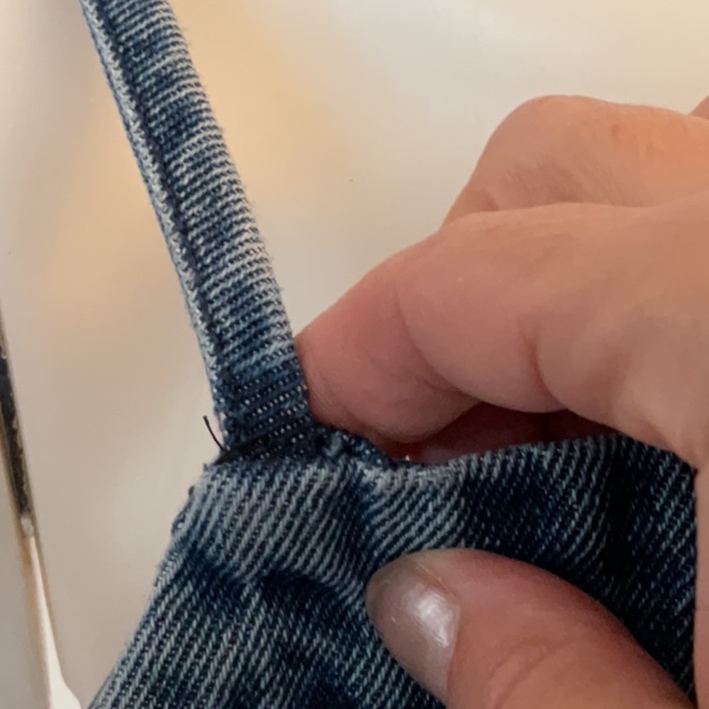 Frank And Oak Denim Mini Dress - Picture 6 of 8